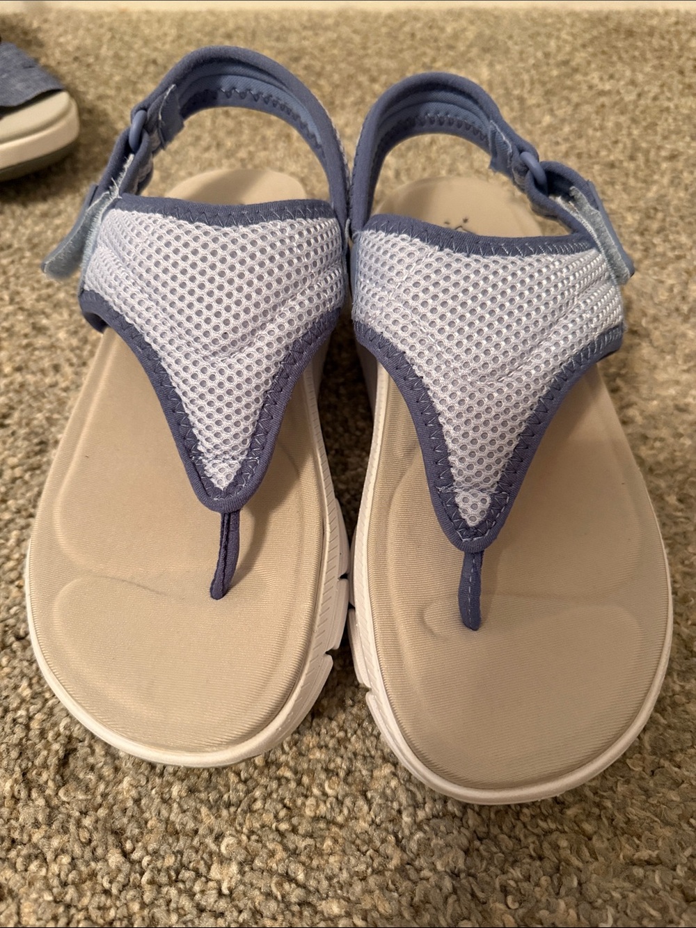 Easy Spirit Platform Thong Sandals